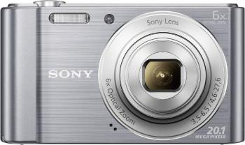 Sony Cyber-Shot DSC-W810S digitálny fotoaparát 20.1 Megapixel Zoom (optický): 6 x strieborná