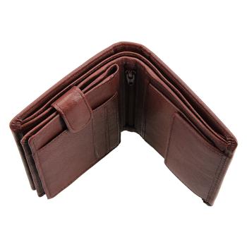 Lagen Pánska peňaženka kožená LM 8314 Hnedá
