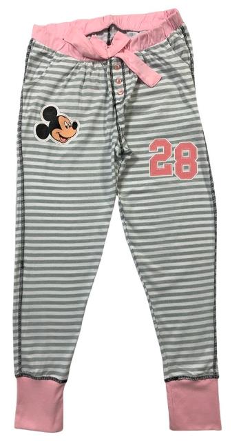 EPlus Dámske pyžamové nohavice - Mickey Mouse pruhované Veľkosť - dospelý: M