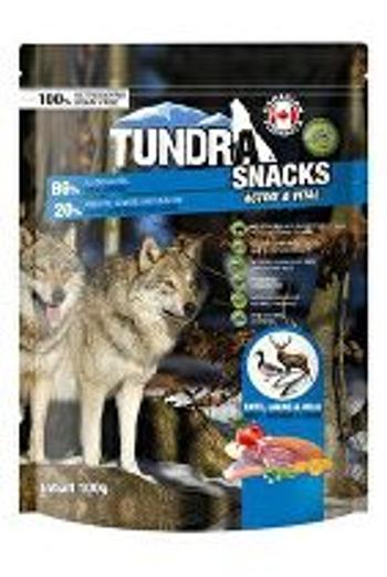 TUNDRA snack pre psov Kačica, losos, divina Active&Vital 100g + Množstevná zľava
