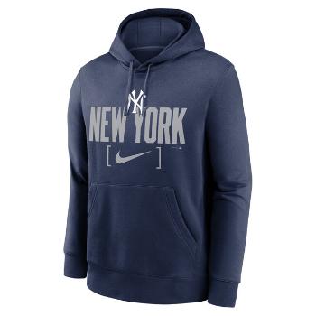 Nike Sweatshirt Men's MLB Club Slack Fleece Hood New York Yankees midnight navy - 2XL