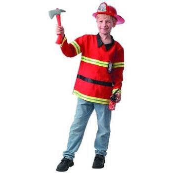 Šaty na karneval - hasič, 130 - 140 cm (8590756093477)