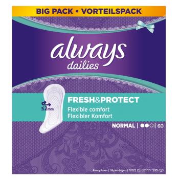 ALWAYS Fresh&Protect Normal Intímne vložky 60 ks
