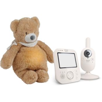 Philips Avent Baby Monitor SCD891/26+NATTOU Sleepy Bear Pale Brown darčeková sada 0 m+ (pre bábätká)