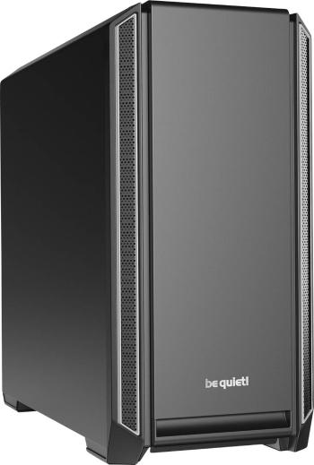 BeQuiet Silent Base 601 midi tower PC skrinka čierna, strieborná 2 predinštalované ventilátory, tlmené, prachový filter