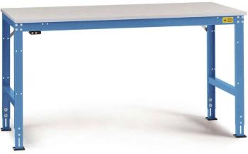 Manuflex LU4033.5012 ESD pracovný stôl UNIVERSAL Štandardný základný stôl s gumovou doskou, ŠxHxV = 1250 x 800 x 760-870