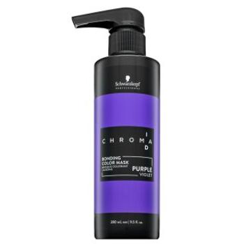 Schwarzkopf Professional Chroma ID Color Bonding Mask Purple vyživujúca maska ​​s farebnými pigmentmi pre vlasy s fialovými odtieňmi 280 ml