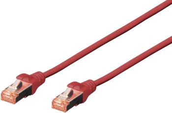Digitus DK-1644-070/R RJ45 sieťové káble, prepojovacie káble CAT 6 S/FTP 7.00 m červená bez halogénov, krútené páry, s o