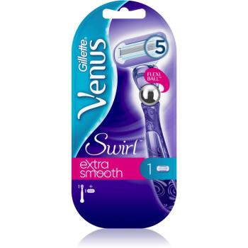 Gillette Venus Deluxe Smooth Swirl holiaci strojček + náhradné hlavice 1 ks