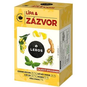 LEROS ČAJOVÝ VEČIEROK, LIPA & ZÁZVOR 20× 2 g (8594740103425)