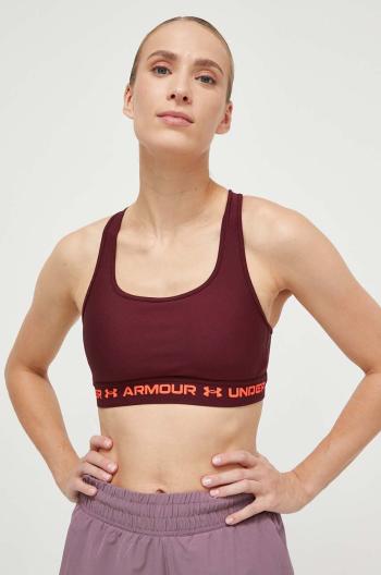 Športová podprsenka Under Armour Crossback bordová farba, 1361034