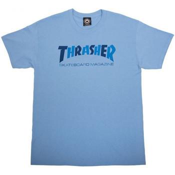 Thrasher  Tričká a polokošele T-shirt checkers  Modrá