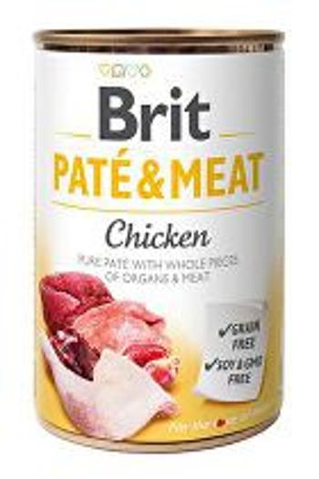 Brit Dog Cons Paté & Meat Chicken 400g + Množstevná zľava 4 + 1 zadarmo