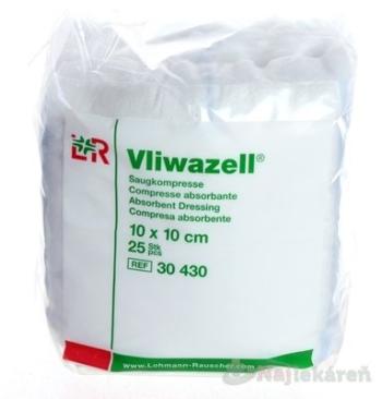 VLIWAZELL KOMPRESY SAVÉ NESTERILNÉ 10x10cm 25ks