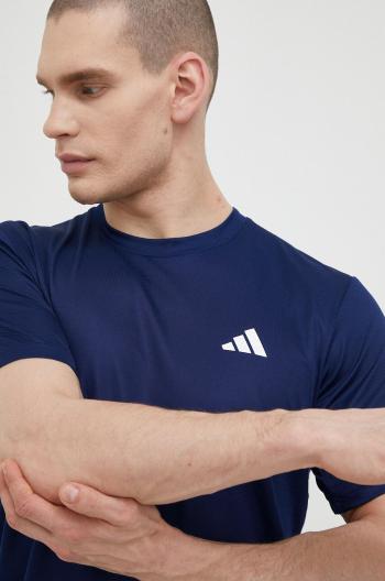 Tréningové tričko adidas Performance Train Essentials tmavomodrá farba, jednofarebné