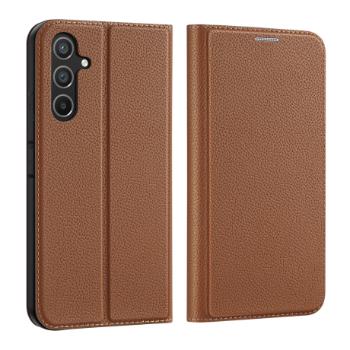 Dux Ducis Skin X2 knižkové puzdro na Samsung Galaxy A54 5G, hnedé