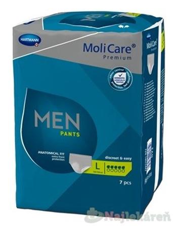 MoliCare Premium MEN PANTS 5 kvapiek L inkontinenčné naťahovacie nohavičky 7ks