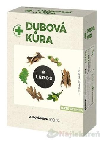 LEROS DUBOVÁ KÔRA, sypaná bylina, 75g