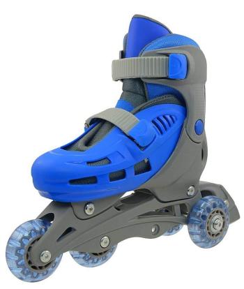 Kolečkové brusle TRISKATE BASIC, šedo-modré Brusle velikost: XS