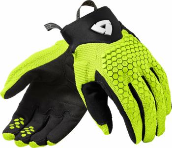 Rev'it! Massif Neon Yellow L Rukavice