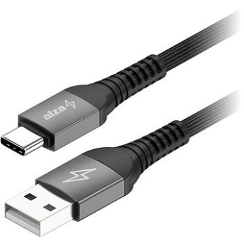 AlzaPower AluCore Ultra Durable USB-A to USB-C 2.0 1 m tmavosivý (APW-CBSTC2001B)