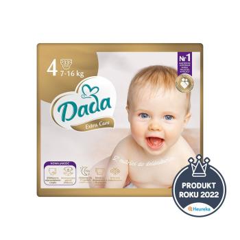 DADA Extra Care Plienky jednorazové 4 Maxi (7-16 kg) 33 ks