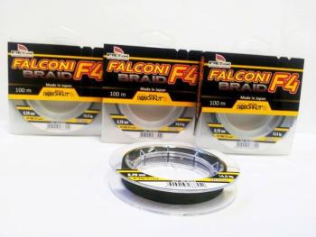 Falcon šnúra f4 braid 100 m green-priemer 0,20 mm / nosnosť 14,4kg
