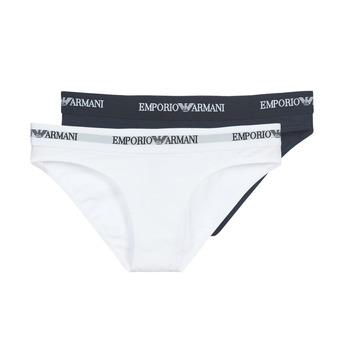 Emporio Armani  Klasické nohavičky CC317-PACK DE 2  Modrá