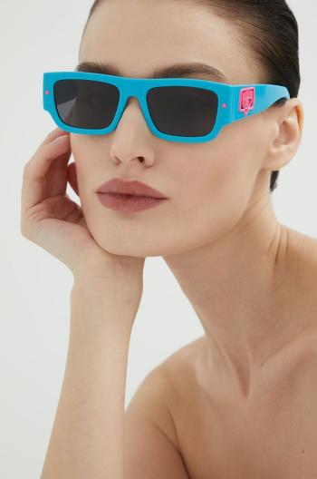 Slnečné okuliare Chiara Ferragni dámske, tyrkysová farba