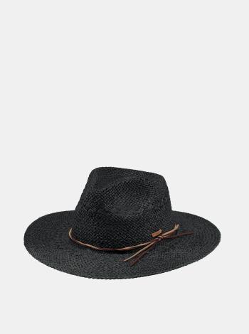 Čierny dámsky slamený klobúk BARTS