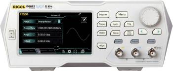 Rigol DG822  Arbitrárny generátor funkcií  25 MHz (max) 2-kanálová arbitrárne, trojuholník, lorenzova krivka, pulz, šum,