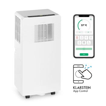 Klarstein Iceblock Ecosmart 7, mobilná klimatizácia, 3 v 1, 7000 BTU, ovládanie cez aplikáciu, biela