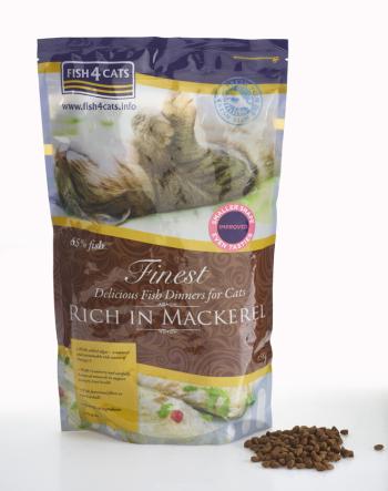 FISH4CATS Granule malé pre mačky Finest makrela 1,5kg