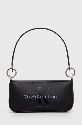 Kabelka Calvin Klein Jeans čierna farba