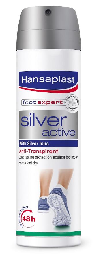 Hansaplast Silver active Antiperspirant sprej na nohy 150 ml