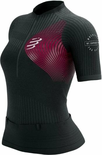 Compressport Trail Postural SS Top W Black/Persian Red XS