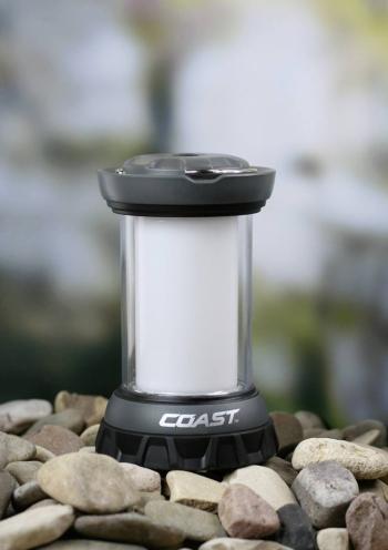 Coast 20374 EAL12 LED  campingový lampáš   na batérie 312 g čierna, strieborná