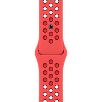 Apple Watch 41 mm žiarivo-karmínový – Gym Red športový remienok Nike (MPGW3ZM/A)