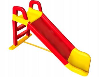 Detská šmýkačka Happy 140 cm - červeno-žltá R and Y slide