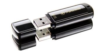 TRANSCEND Flash Disk 32GB JetFlash®350, USB 2.0 (R:16/W:6 MB/s) čierna