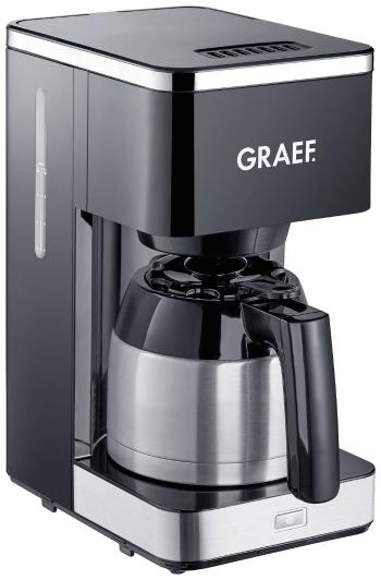 Graef FK 412 kávovar čierna  Pripraví šálok naraz=12 termoska