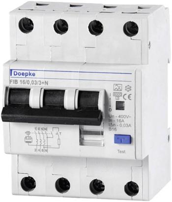 Doepke 09955104 prúdový chránič/elektrický istič    3-pólové 16 A 0.03 A 230 V, 400 V