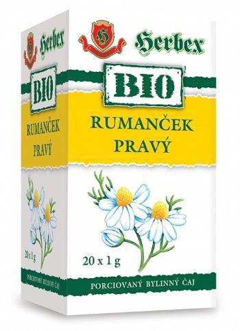 Herbex BIO Rumanček pravý vrecúška 20 x 1 g