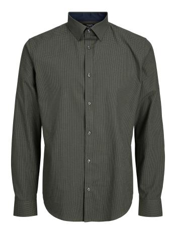 Jack&Jones Pánska košeľa JPRBLABELFAST Comfort Fit 12239027 Olive Night S