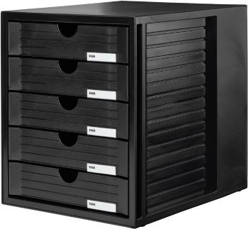 HAN SYSTEMBOX 1450-13 box so zásuvkami čierna DIN A4, DIN C4 Počet zásuviek: 5