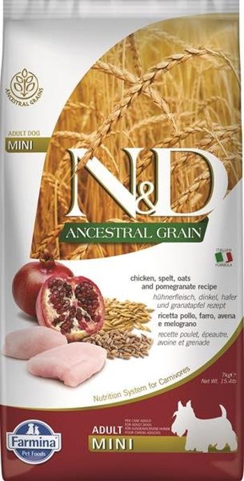 Farmina N&D dog AG adult mini, chicken, spelt, oats & pomegranate 7kg