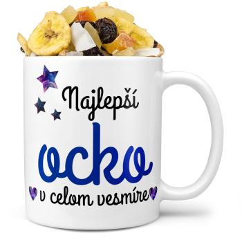 Hrnček Najlepší ocko v celom vesmíre (Náplň hrnčeka: Tropická zmes)