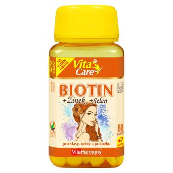 VITAHARMONY Biotín 300 µg + Selén + Zinok 87 tabliet