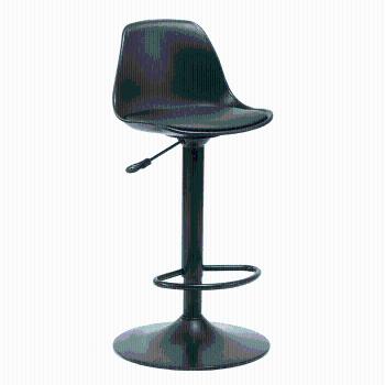 Barová stolička, čierna, DOBBY P2, poškodený tovar