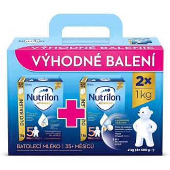 Nutrilon 5 Advanced batoľacie mlieko 2× 1 kg, 35+ (8590340173523)